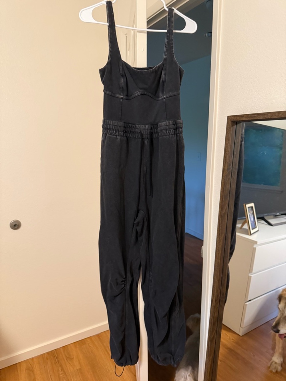 Free People Black Sleeveless Jumpsuit